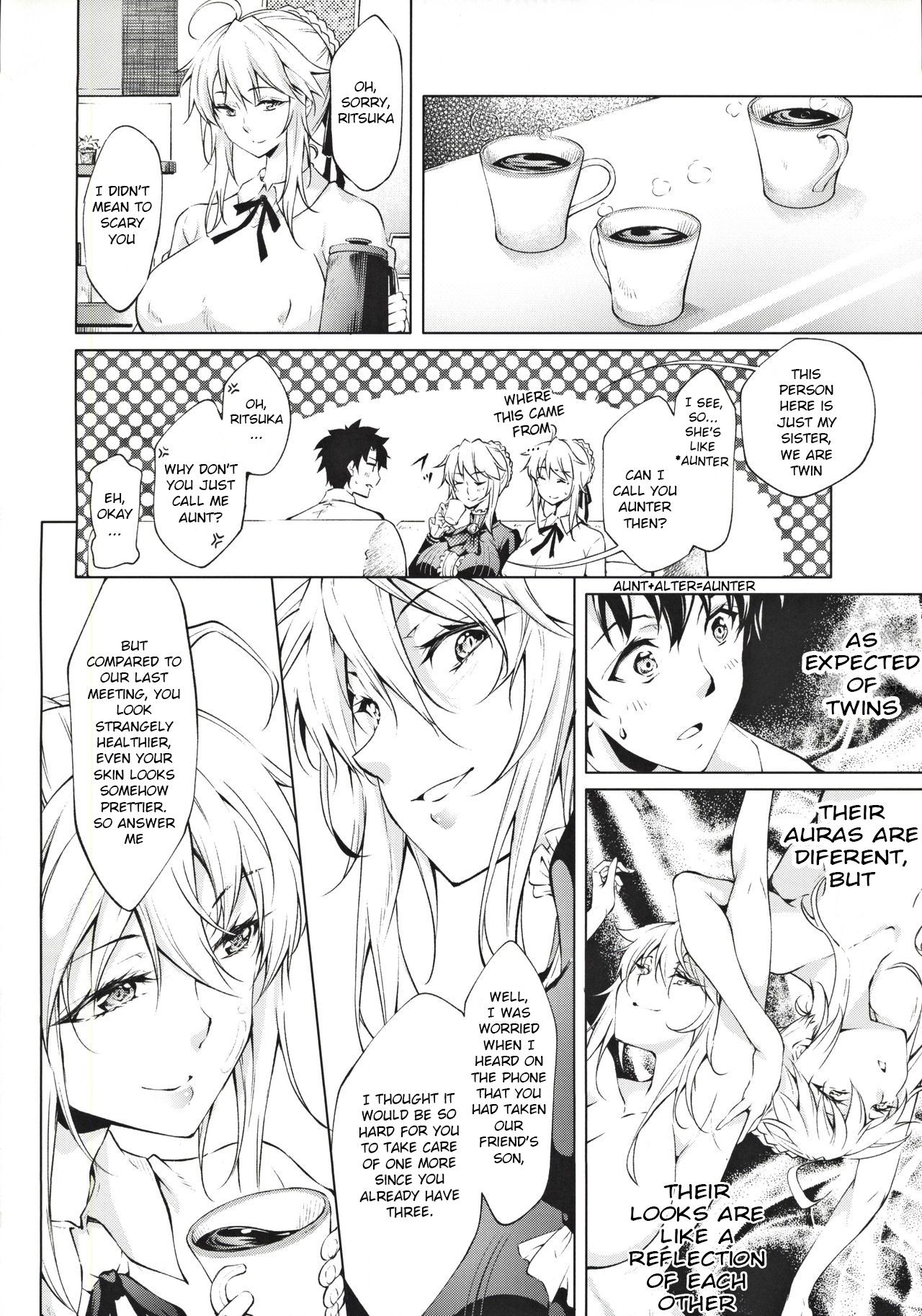 Pendra Shimai no Seijijou | The Pendragon twin sisters' sexual situation page 5 full