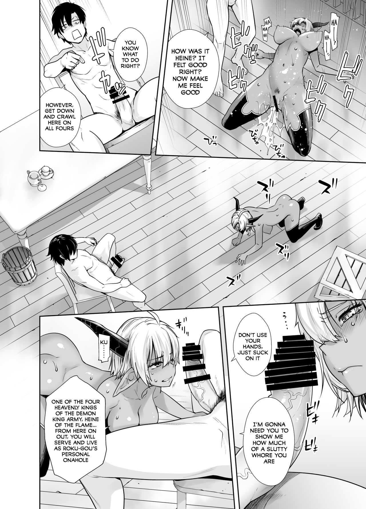 Earning Evil Points against a Dark-Skinned Female!  English page 11 full