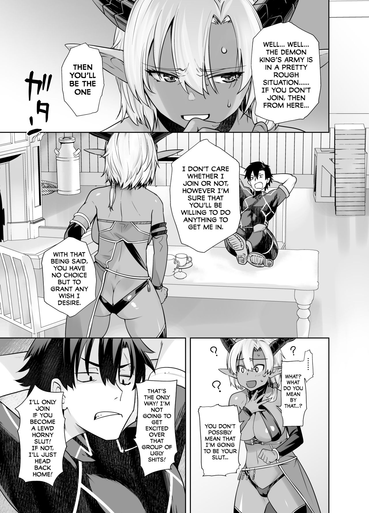 Earning Evil Points against a Dark-Skinned Female!  English page 6 full