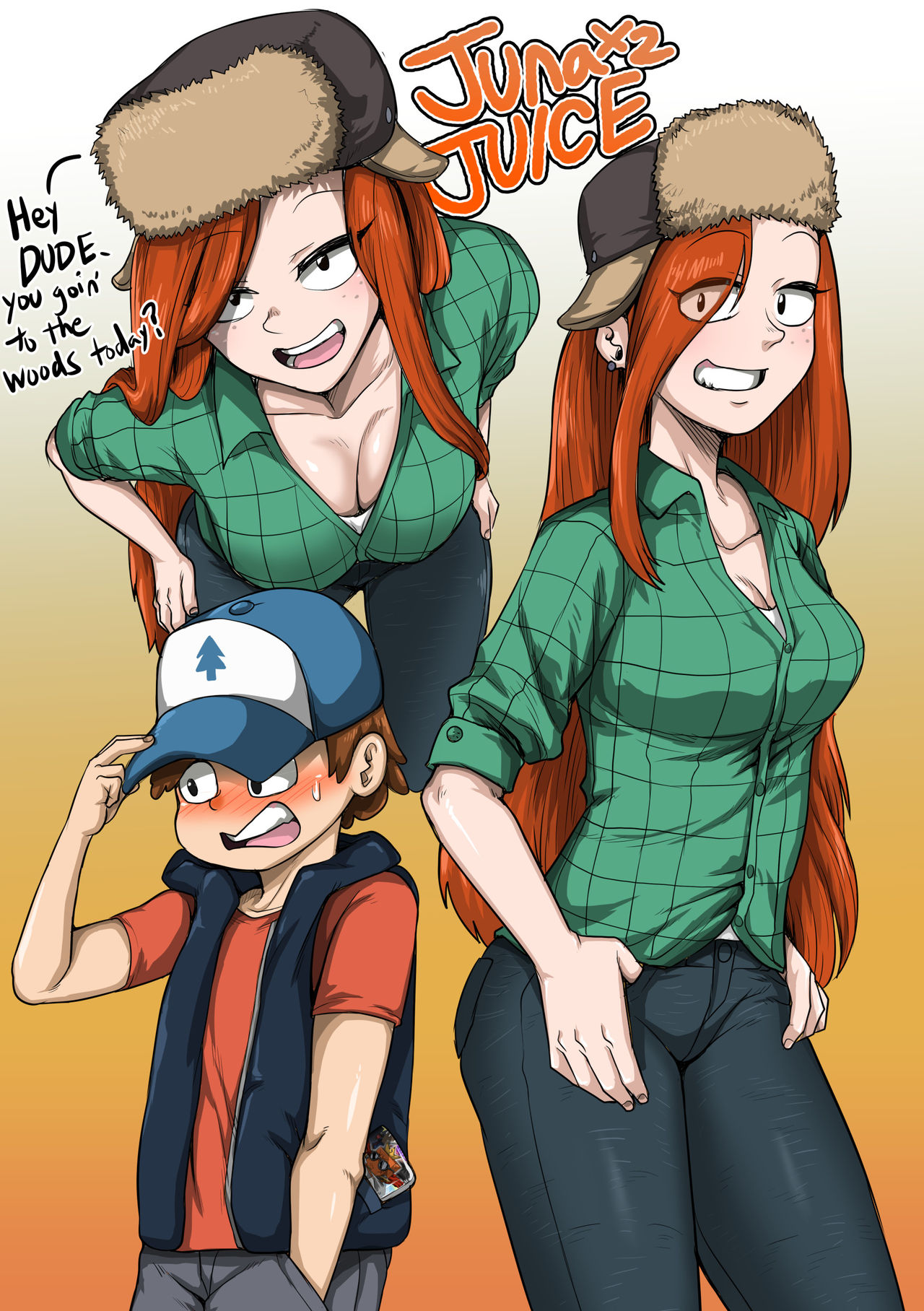 Gravity Falls Graffiti page 1 full