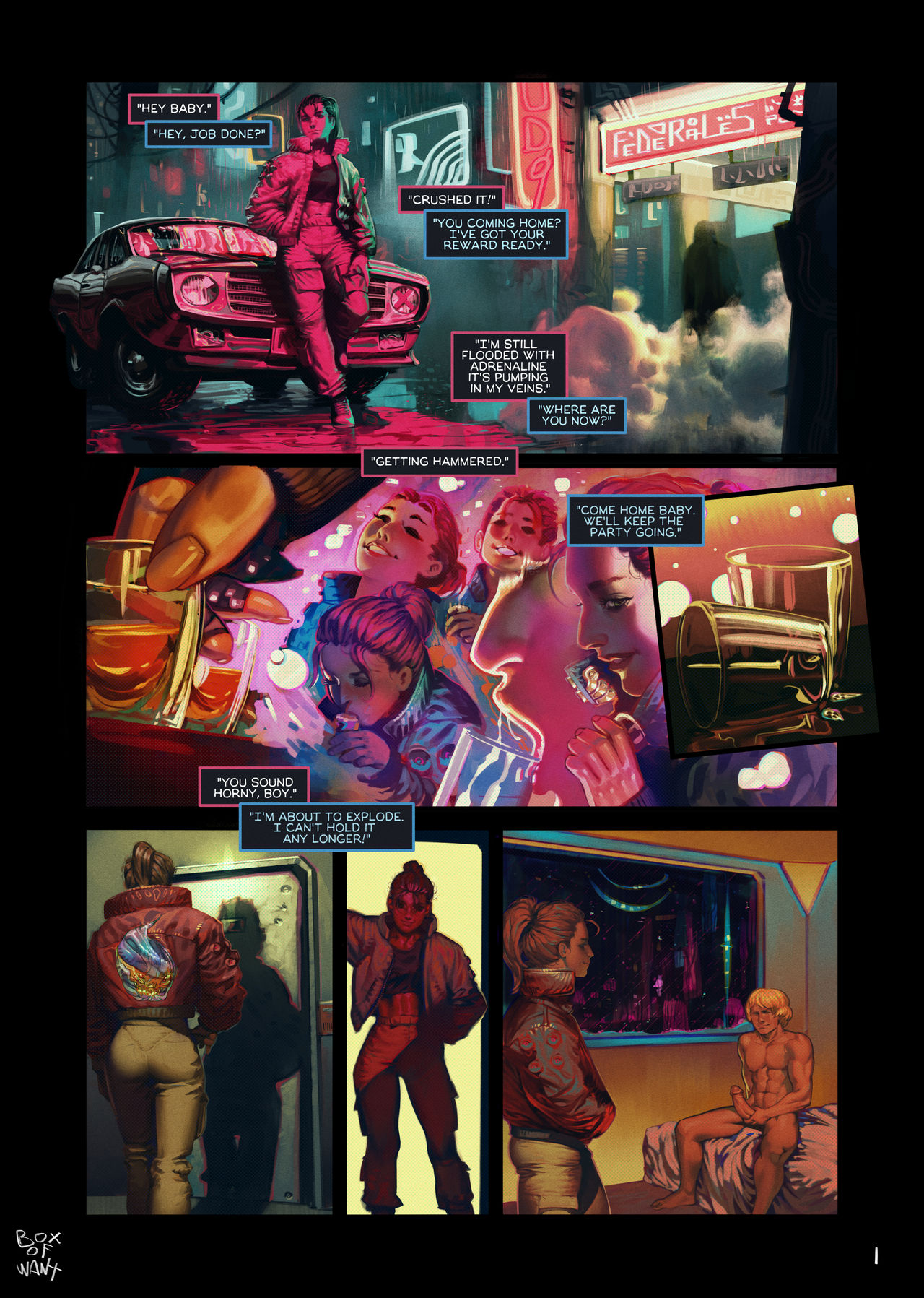 Cyberpunk Haze page 1 full