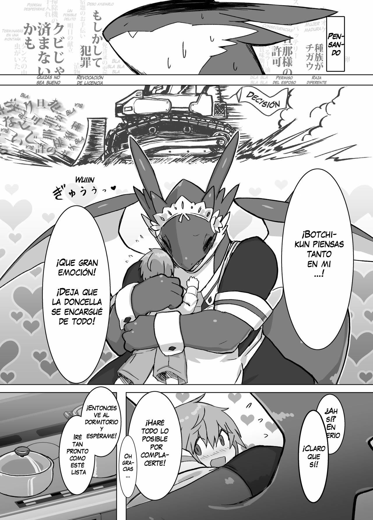 THE LUSTY DRAGON MAID/ La Lujuriosa Doncella Dragon page 5 full