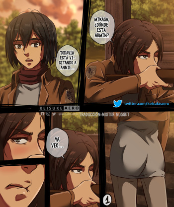 [Keisuke Aero] Eren x Mikasa R-18 | Attack on Titan [Spanish] [Mister Nugget] cover