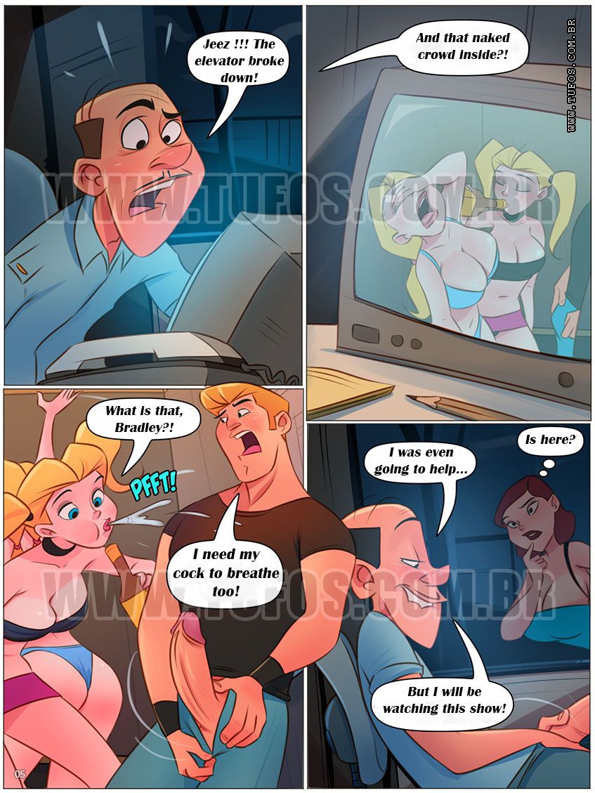 Familia Suruba  - 9 -Crash in the elevator - english page 5 full