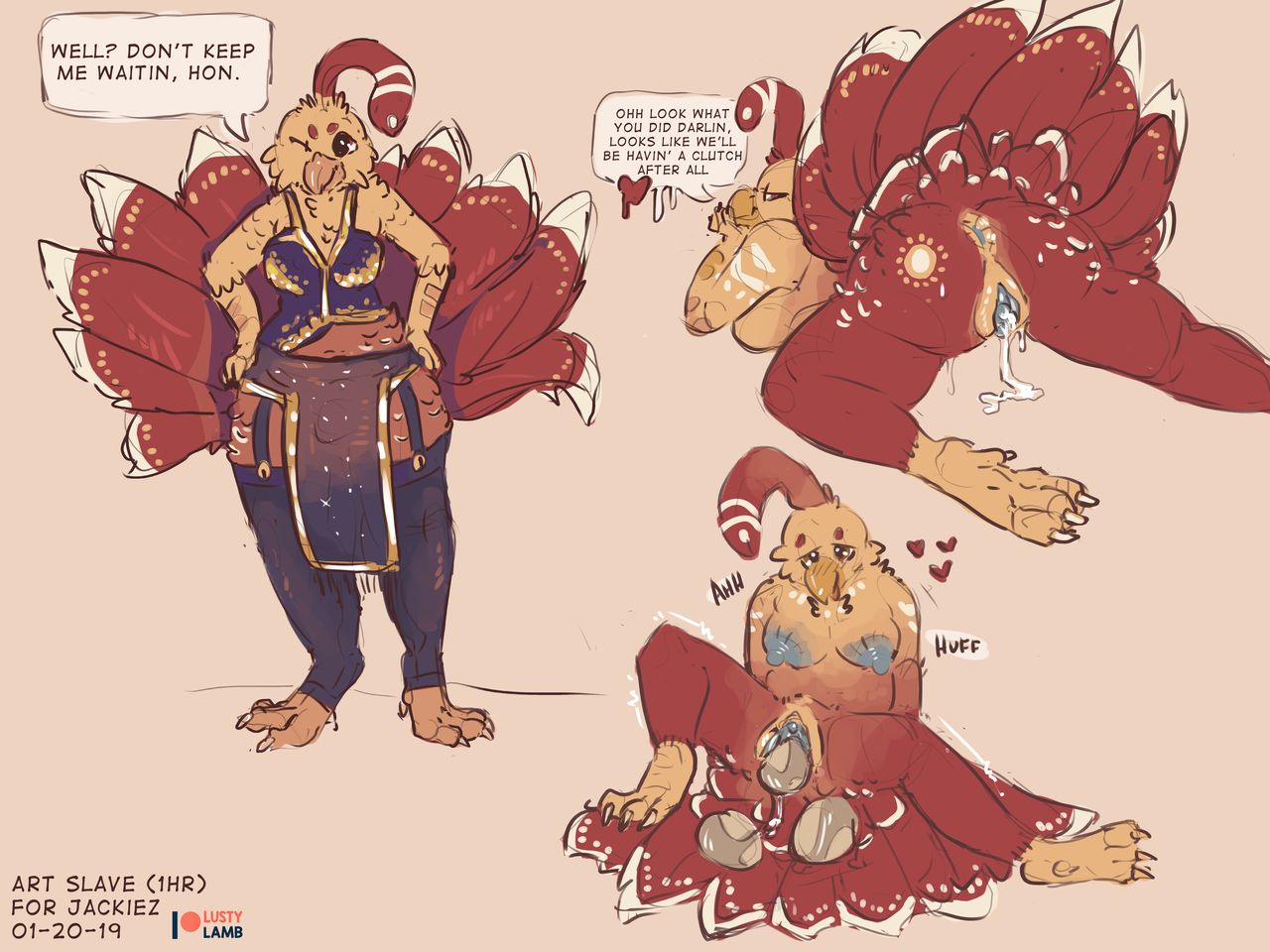 Lusty Lamb Art Pack 2019 page 12 full