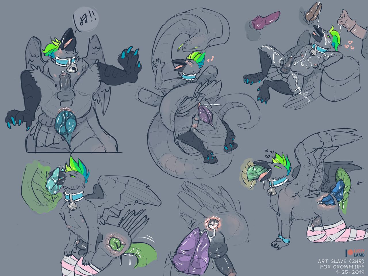 Lusty Lamb Art Pack 2019 page 6 full