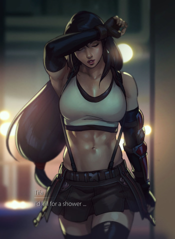 [Maren Marmulla] Tifa Takes a Shower (Final Fantasy) cover