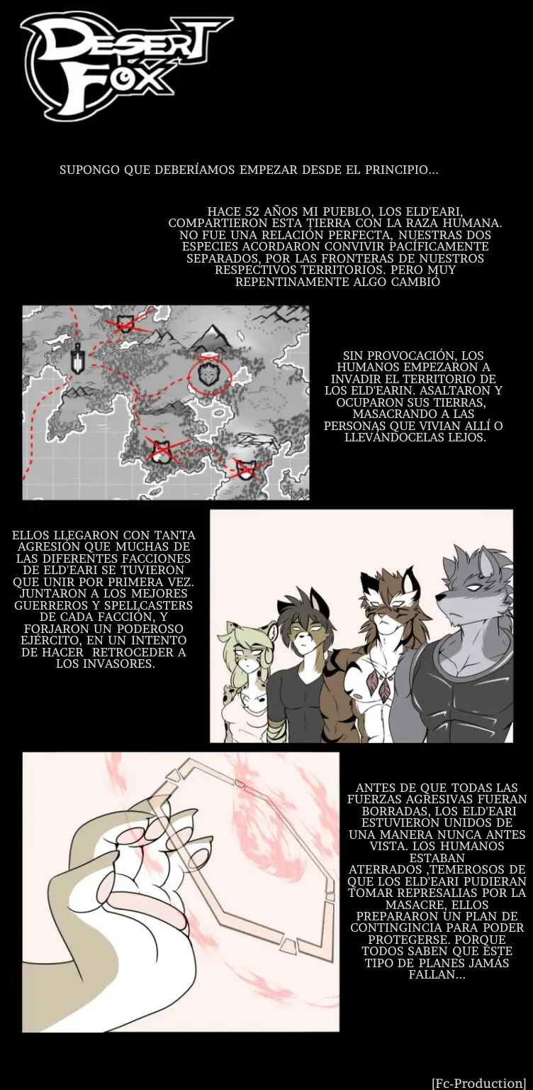 Dessert Fox, origin + 1-10 page 1 full
