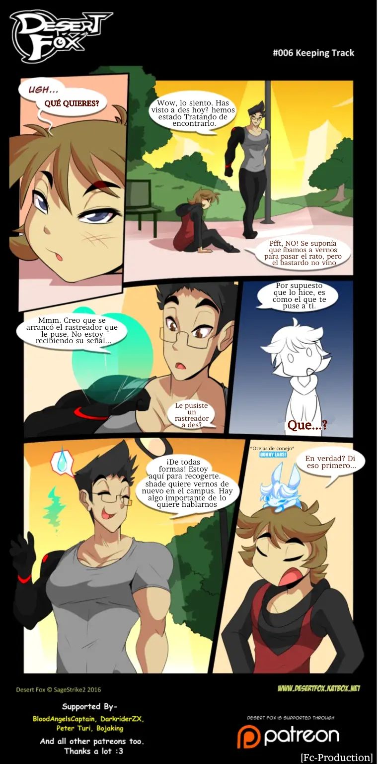 Dessert Fox, origin + 1-10 page 12 full