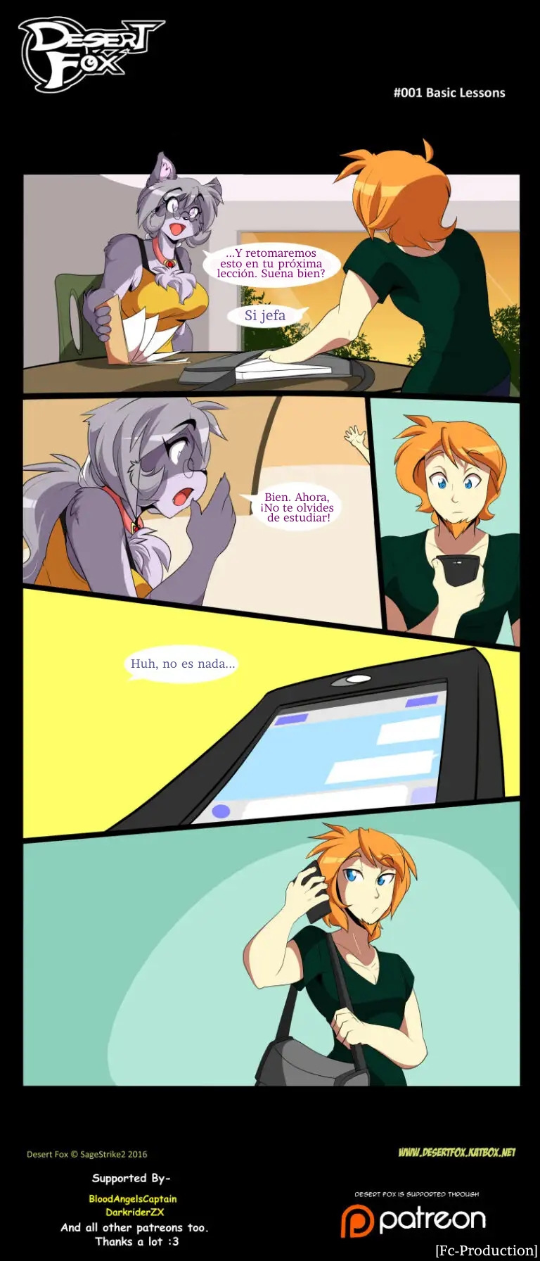 Dessert Fox, origin + 1-10 page 7 full