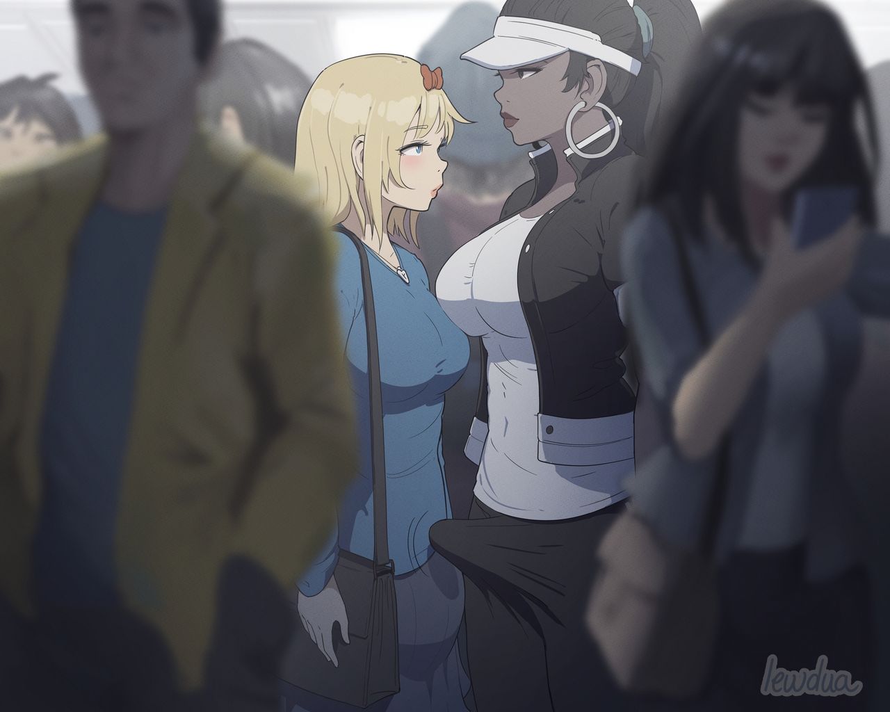 Nessie and Valerie in the Subway page 11 full