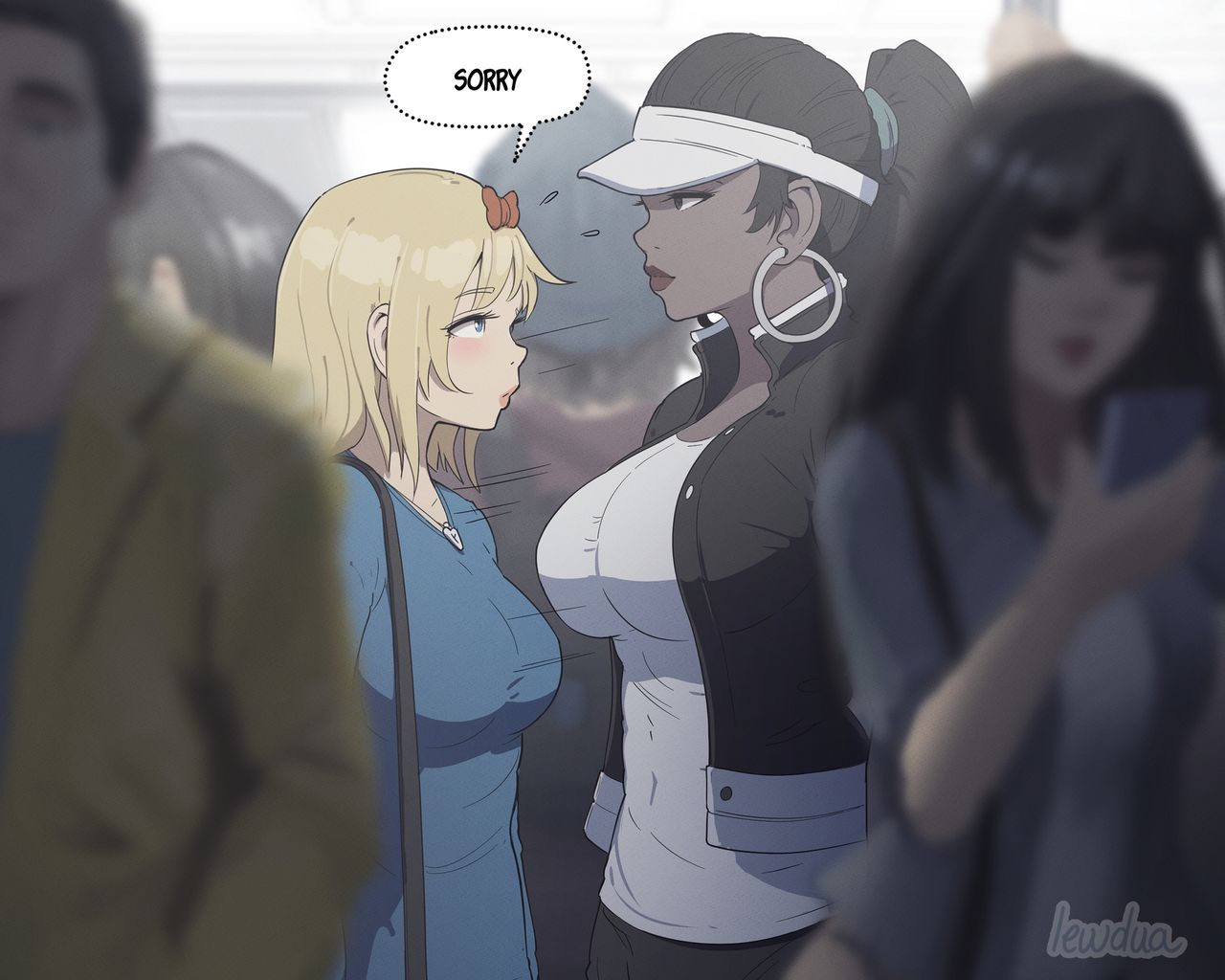 Nessie and Valerie in the Subway page 5 full