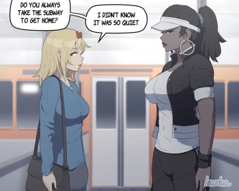 [Lewdua] Nessie and Valerie in the Subway cover
