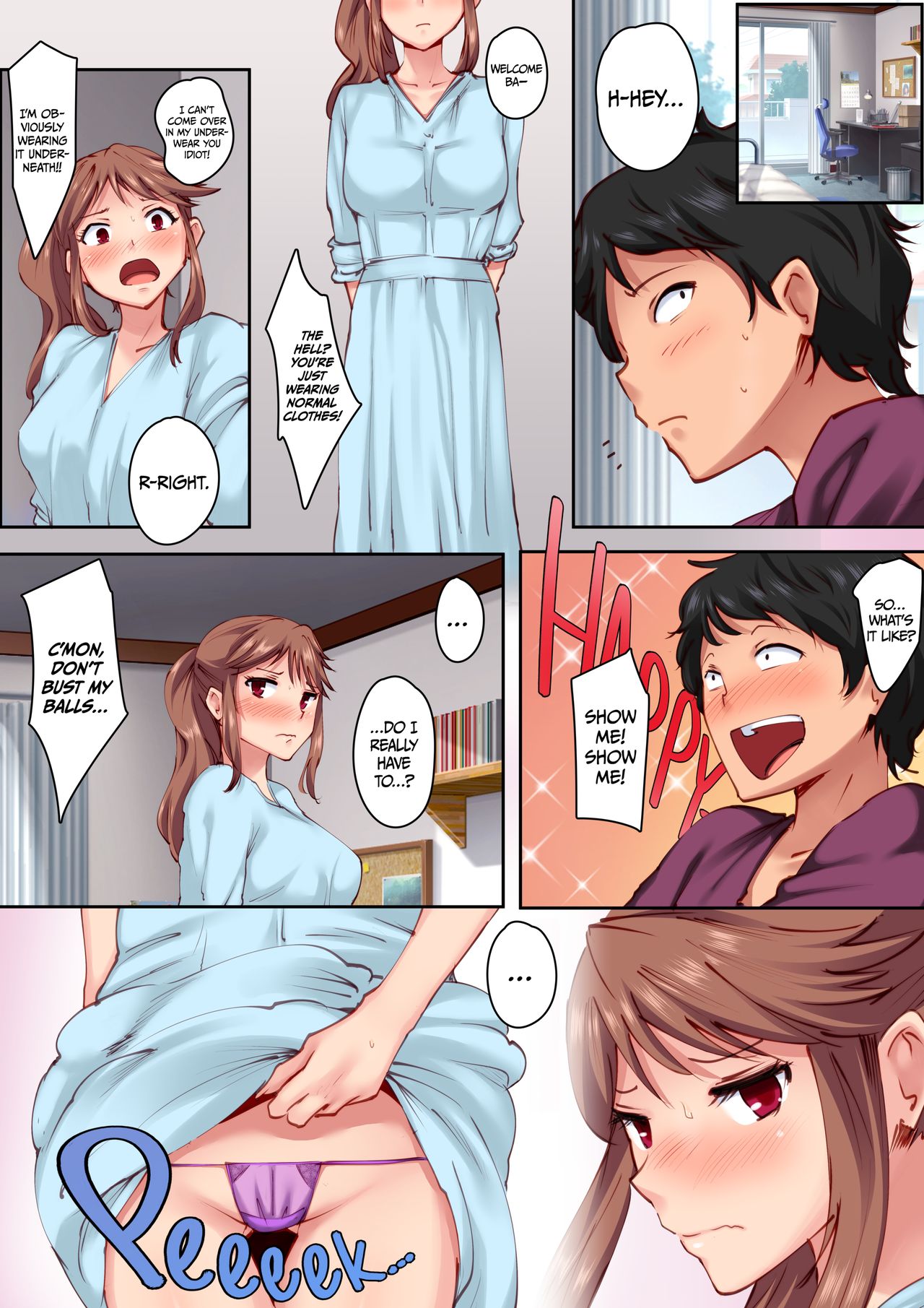 Osananajimi ga Konnani Kimochi ii Nante | Home Alone Romp with my Childhood Friend page 9 full
