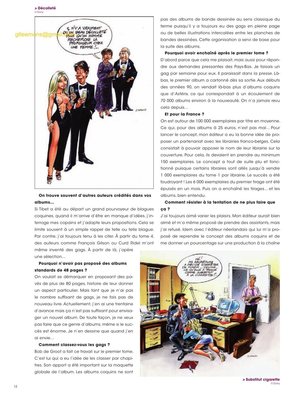 L'Immanquable - Spécial Érotisme - Hors-Série N°3 page 12 full