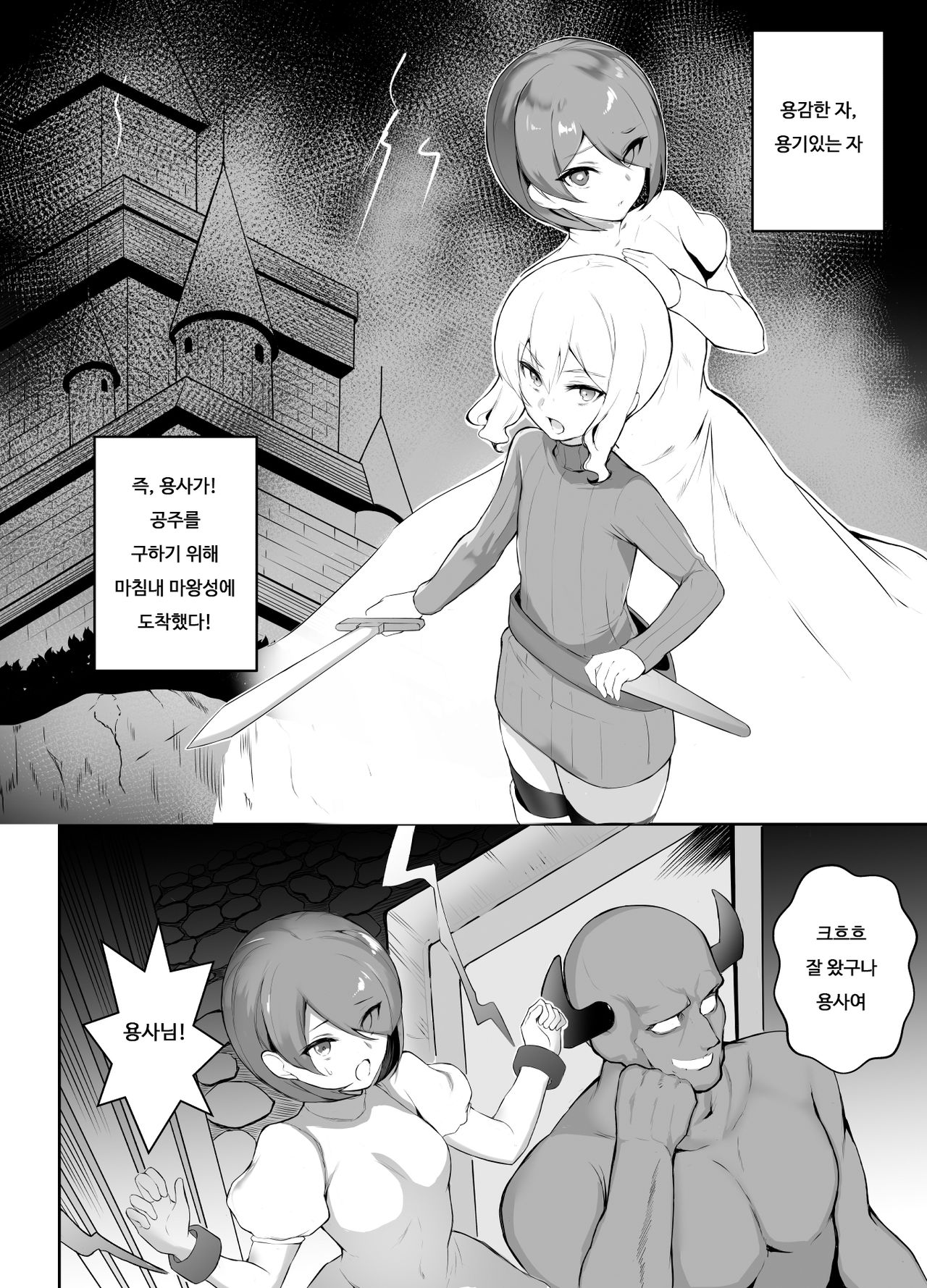 Mesu Ochi shita Yuusha-sama | 암컷타락한 용사님 page 2 full