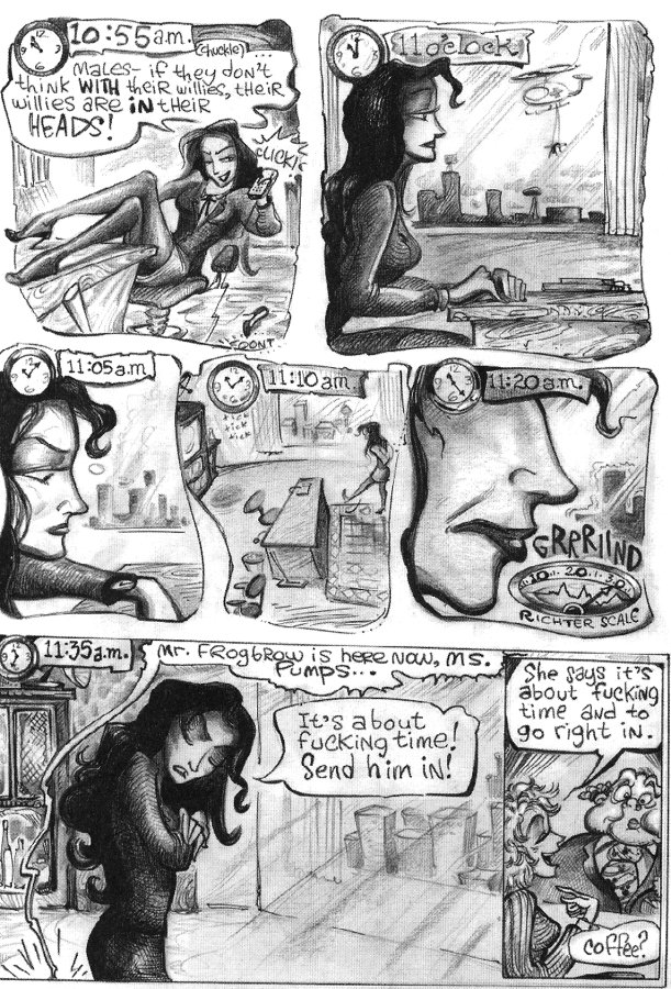 Eros Comix  - The Many Lives of Ms. Pumps as The Trapdoor Spiderwoman in Sweet Nutcracker page 12 full