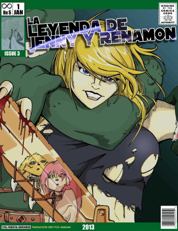 [Yawg] La Leyenda de Jenny y Renamon 03 [Spanish] [Red Fox Makkan] cover