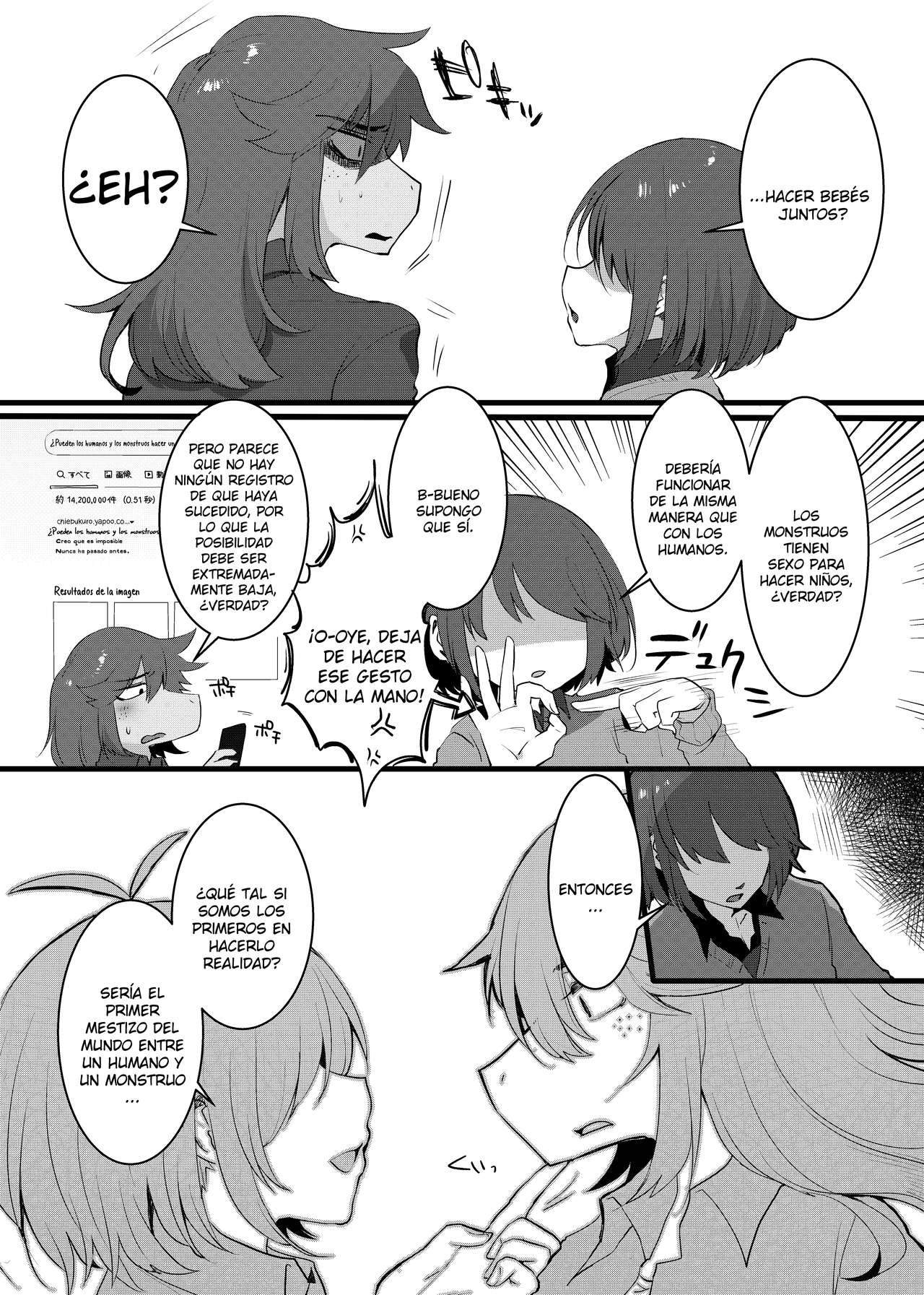 Ningen to Monster demo Aka-chan wa Dekimasu ka!? | ¿¡Puede un humano y un monstruo hacer un bebé!? page 8 full