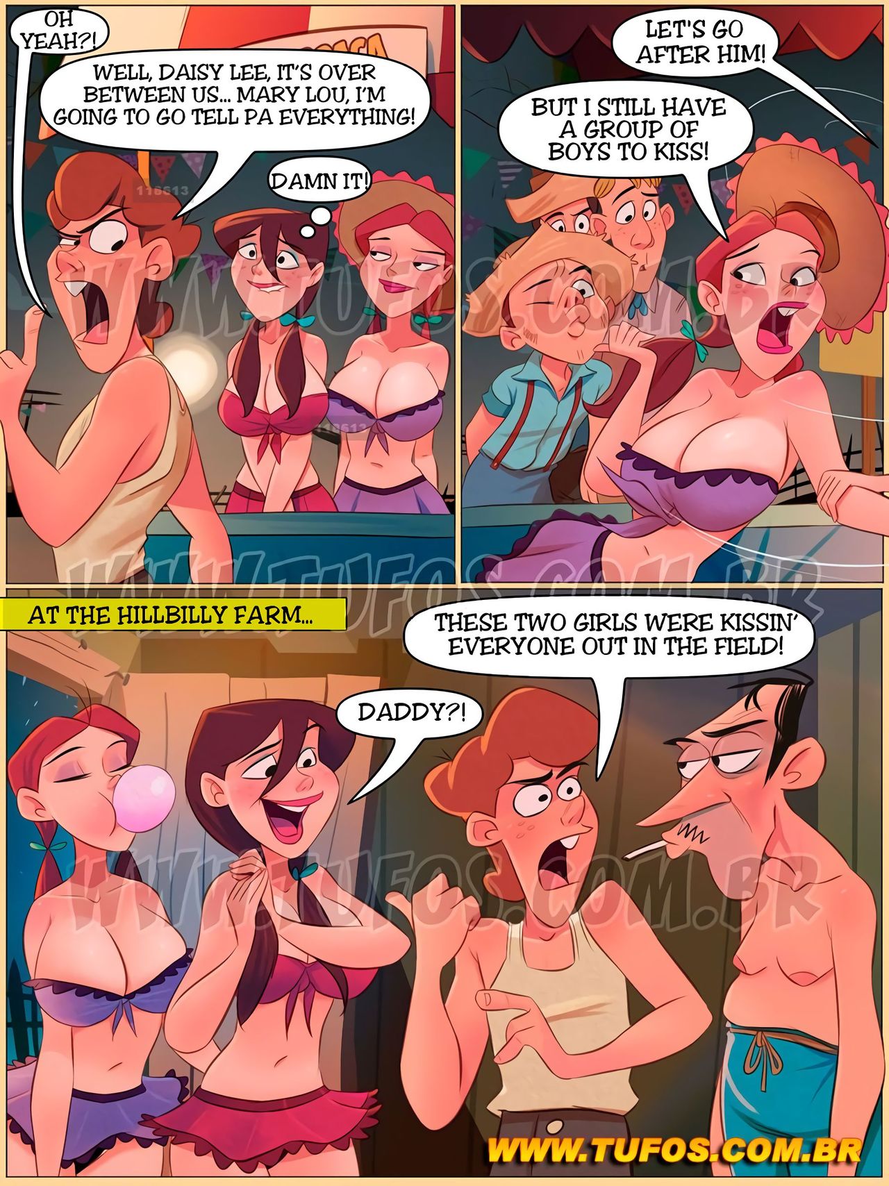 The Hillbilly Farm  - 22 - The kissing Booth - english page 4 full
