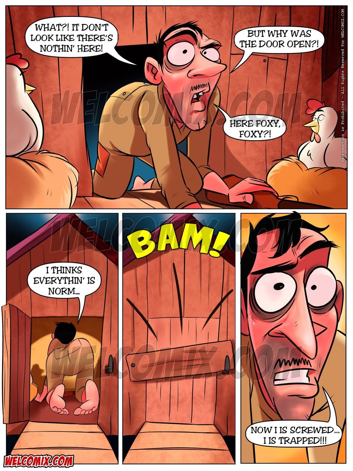 The Hillbilly Farm  - 8  - There's A Fox In The Henhouse - english page 5 full