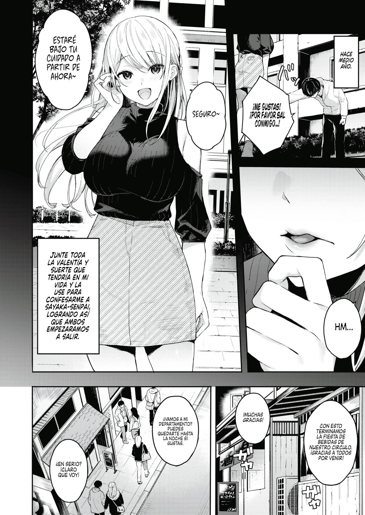 Shojo to Kanojo to Netorare to | La Virgen, la Novia y el NTR page 2 full