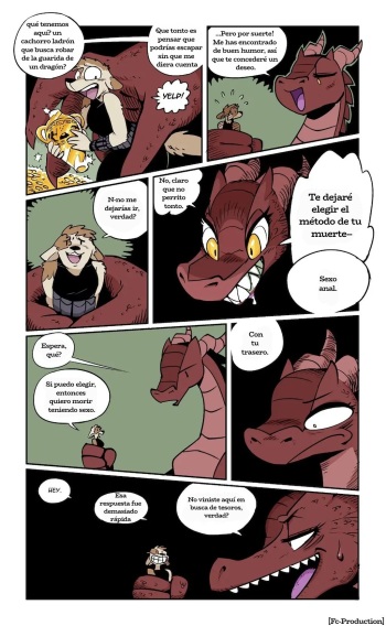 Death by Dragon Butt [Spanish][Español][Fc-Production][Furry] cover
