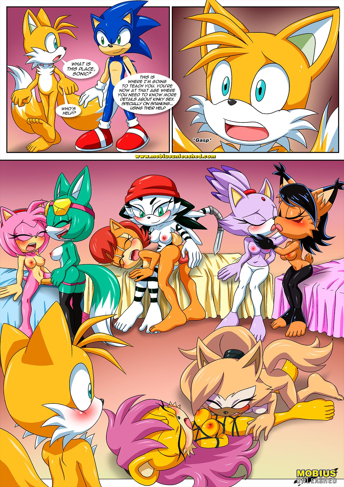 Sonic's Guide To Spanking |  English page 5 full