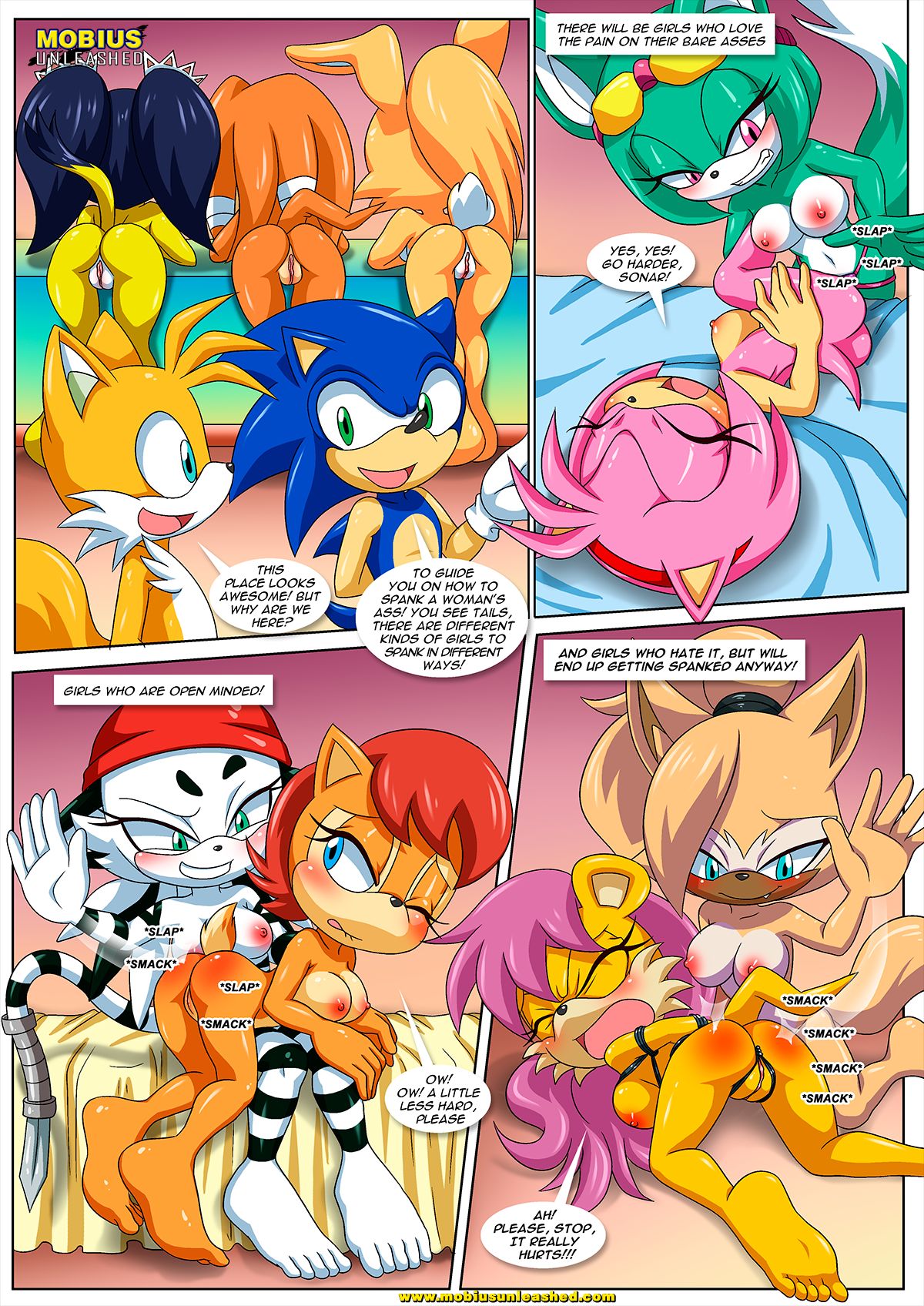 Sonic's Guide To Spanking |  English page 6 full