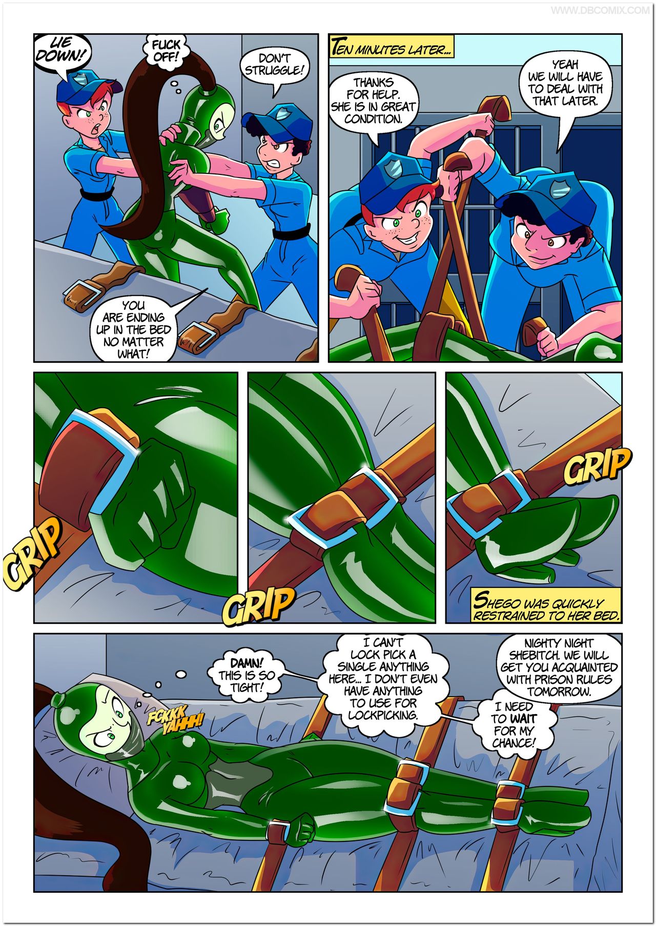 Impossibly Obscene 4 - Shego in Prison page 3 full
