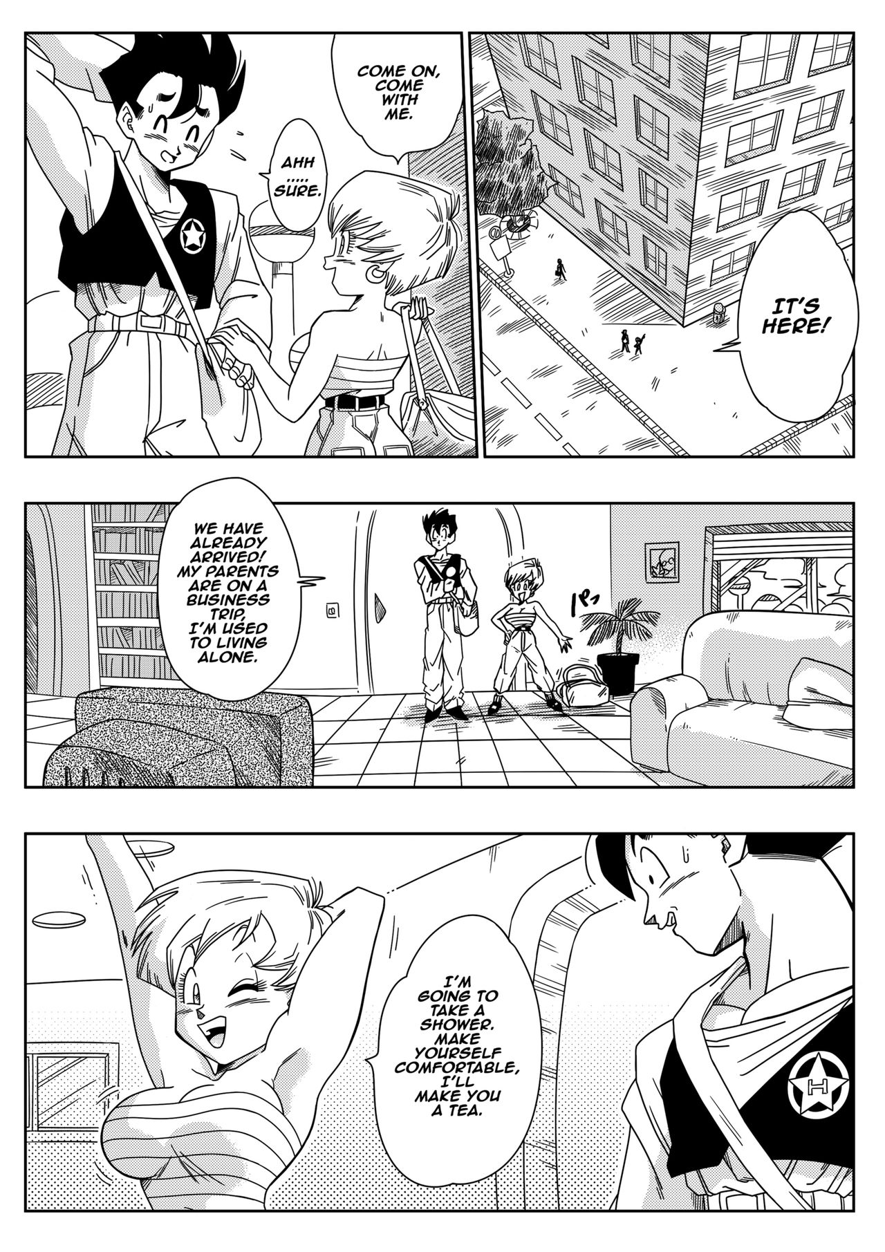 LOVE TRIANGLE Z - Gohan Meets Erasa... "Let's Make A Lot of Sex, OK?" page 5 full
