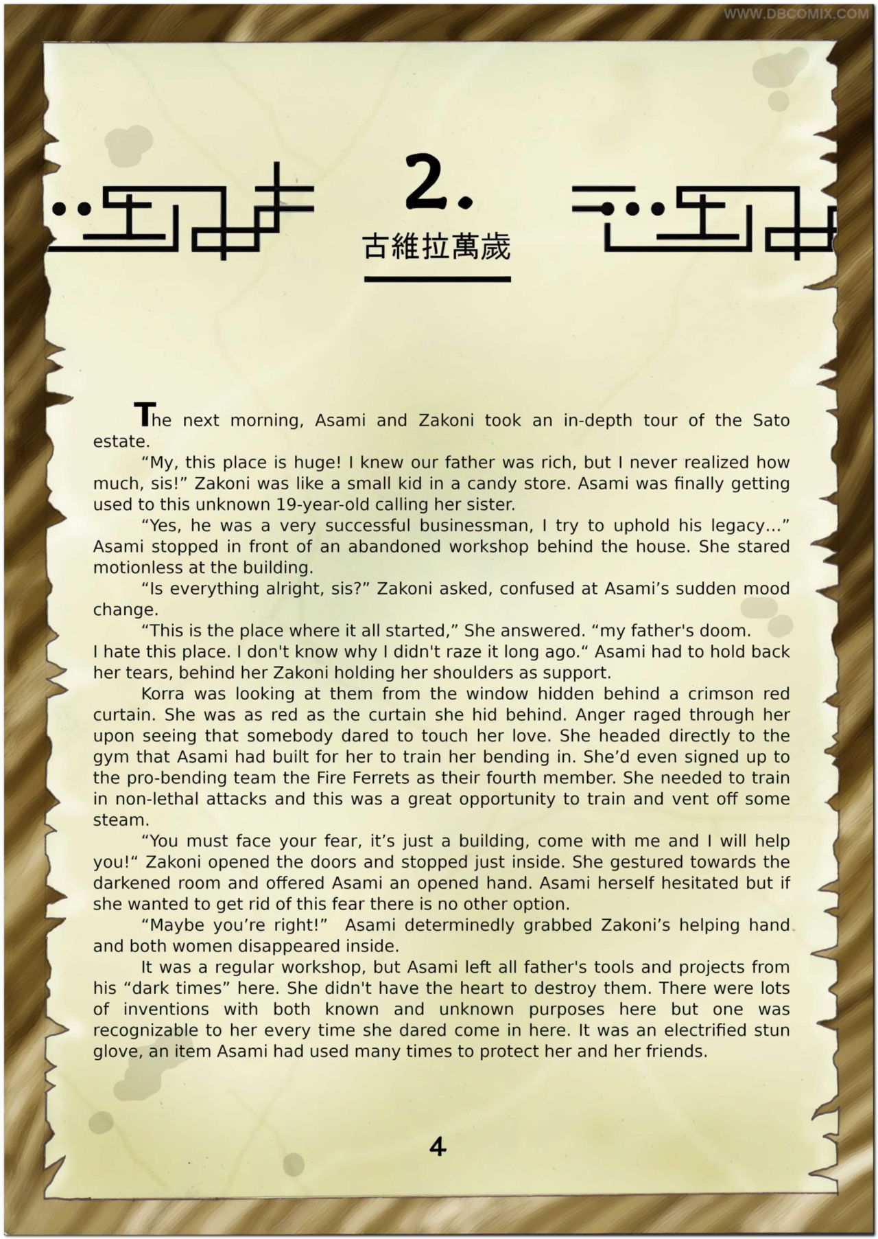 Book Five: Chapter One - Asami Captured page 6 full