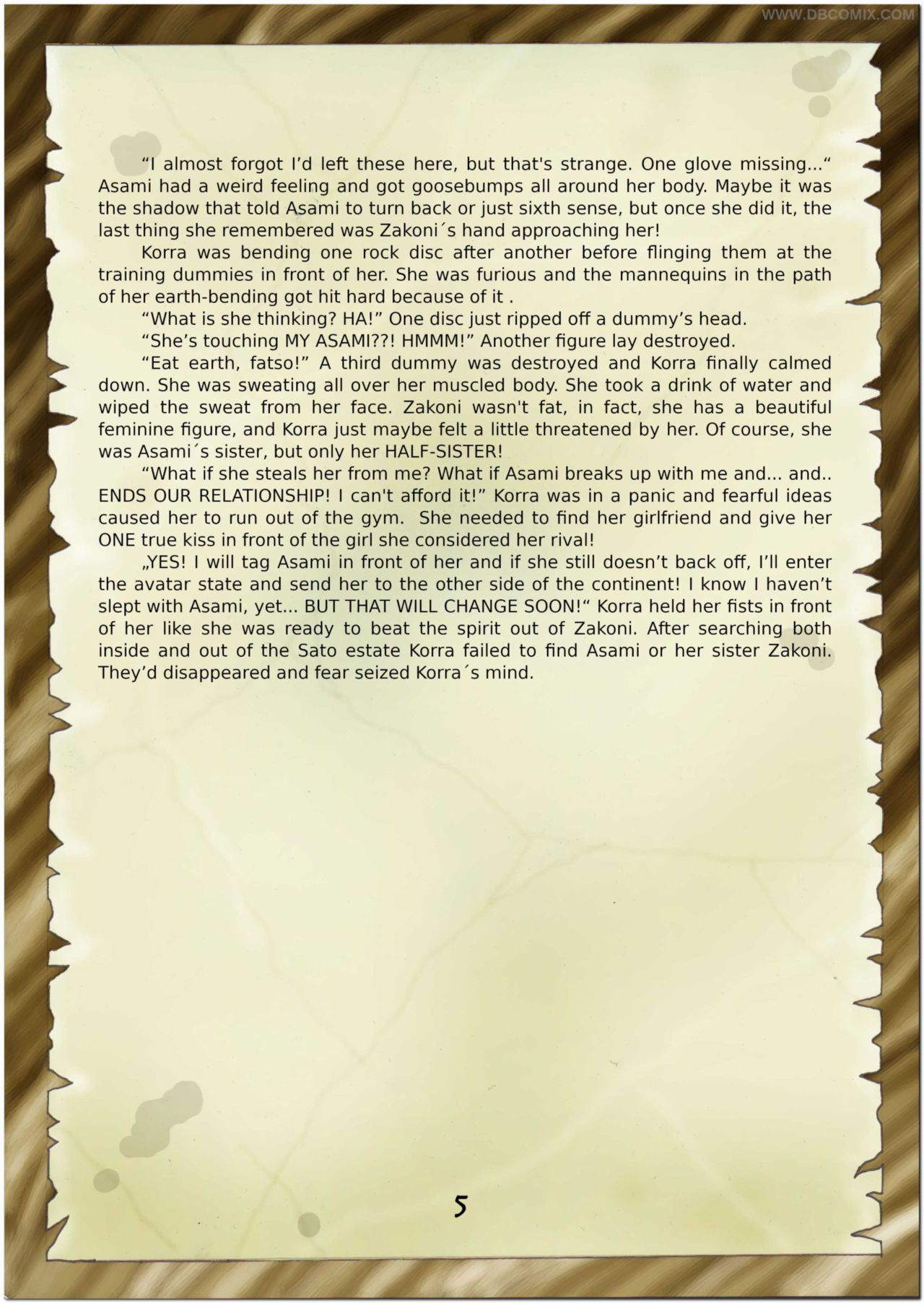 Book Five: Chapter One - Asami Captured page 7 full