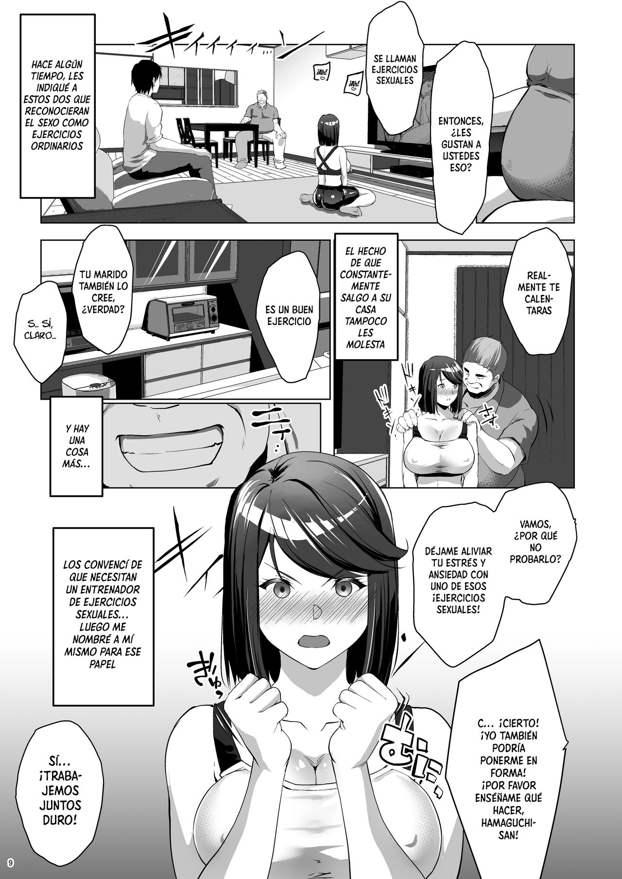 Kuchou ni Saimin Kakerarete Ninshin shichaimashita | Hipnoticé a una ama de casa y la dejé embarazada page 8 full