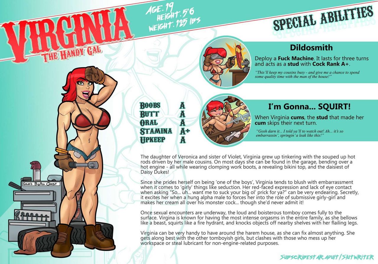 My Mom And Sister Are Size Queen Sluts - Character Sheet - english page 12 full