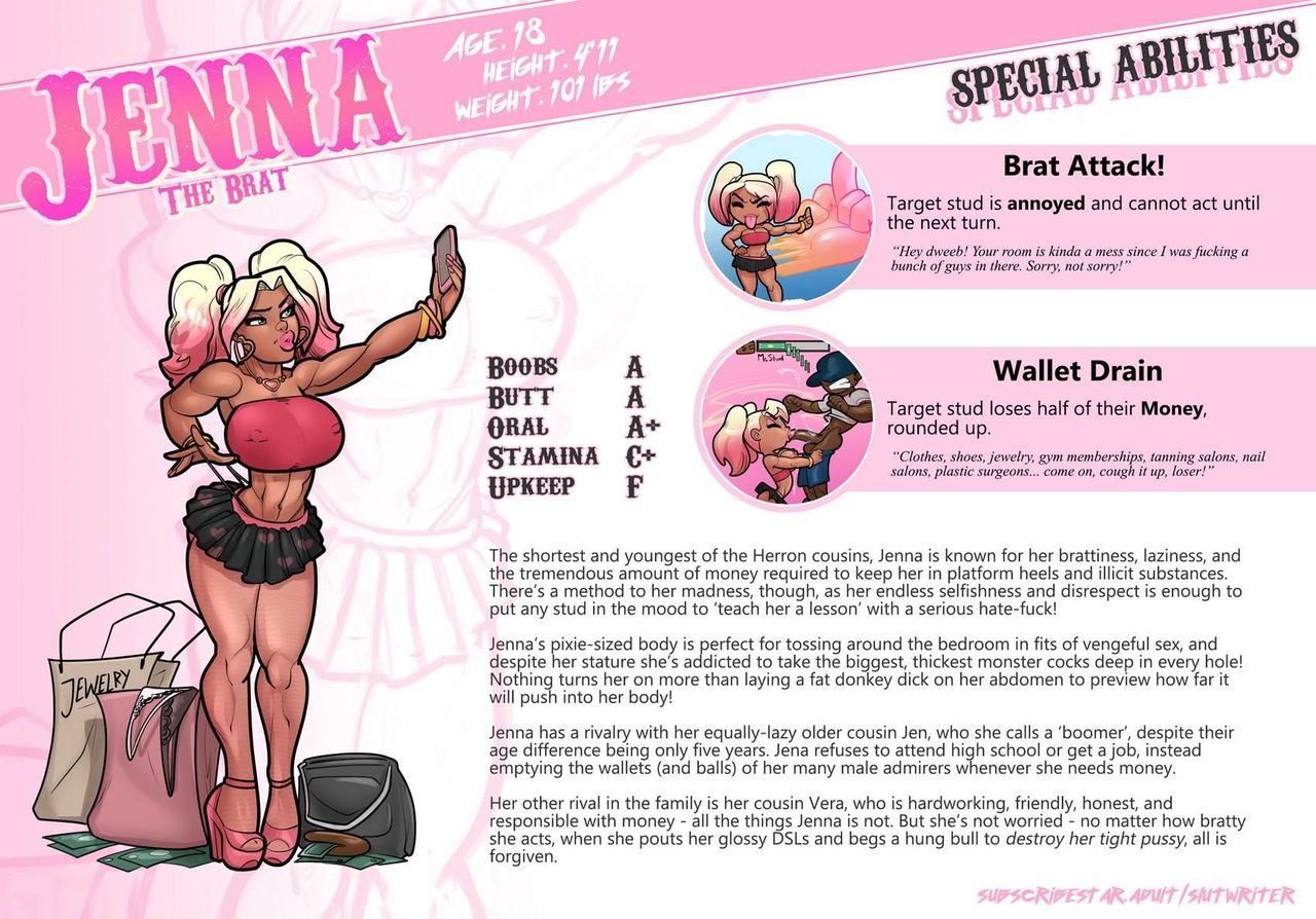 My Mom And Sister Are Size Queen Sluts - Character Sheet - english page 3 full