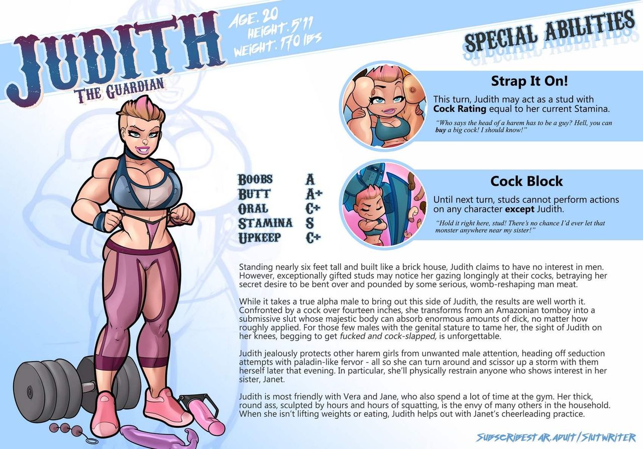 My Mom And Sister Are Size Queen Sluts - Character Sheet - english page 5 full