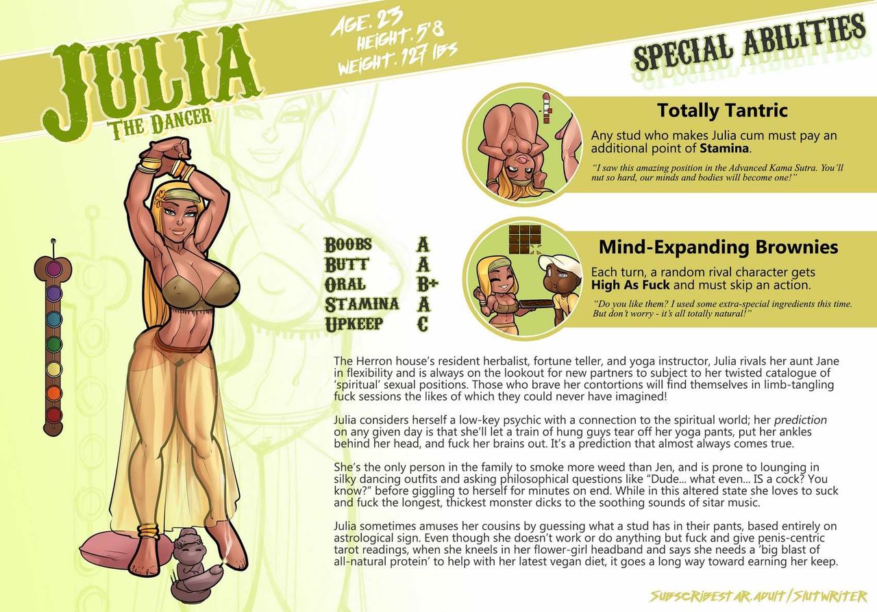 My Mom And Sister Are Size Queen Sluts - Character Sheet - english page 6 full
