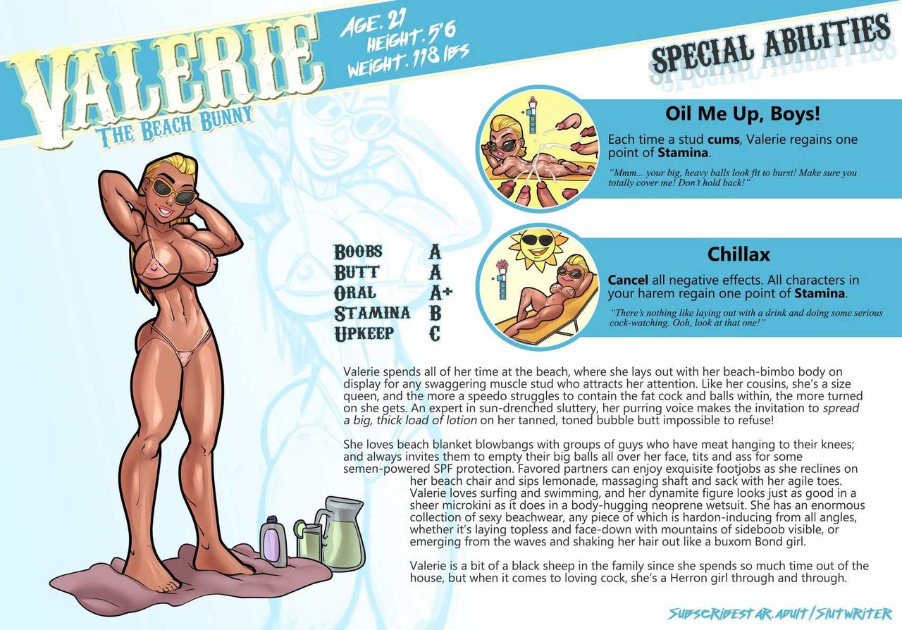 My Mom And Sister Are Size Queen Sluts - Character Sheet - english page 8 full