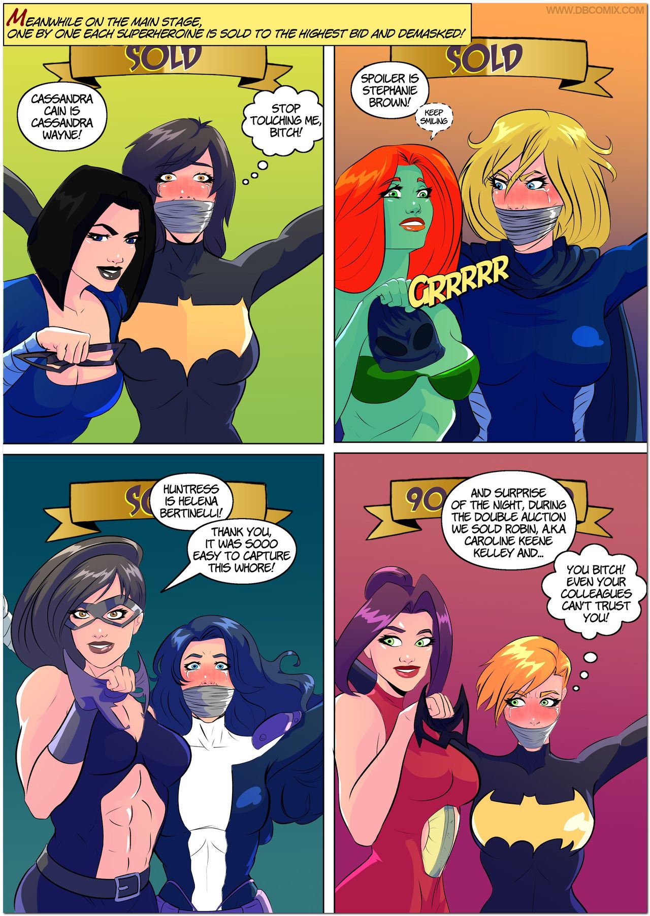 Batgirls in Trouble 2 - Unmasking of Justice page 12 full