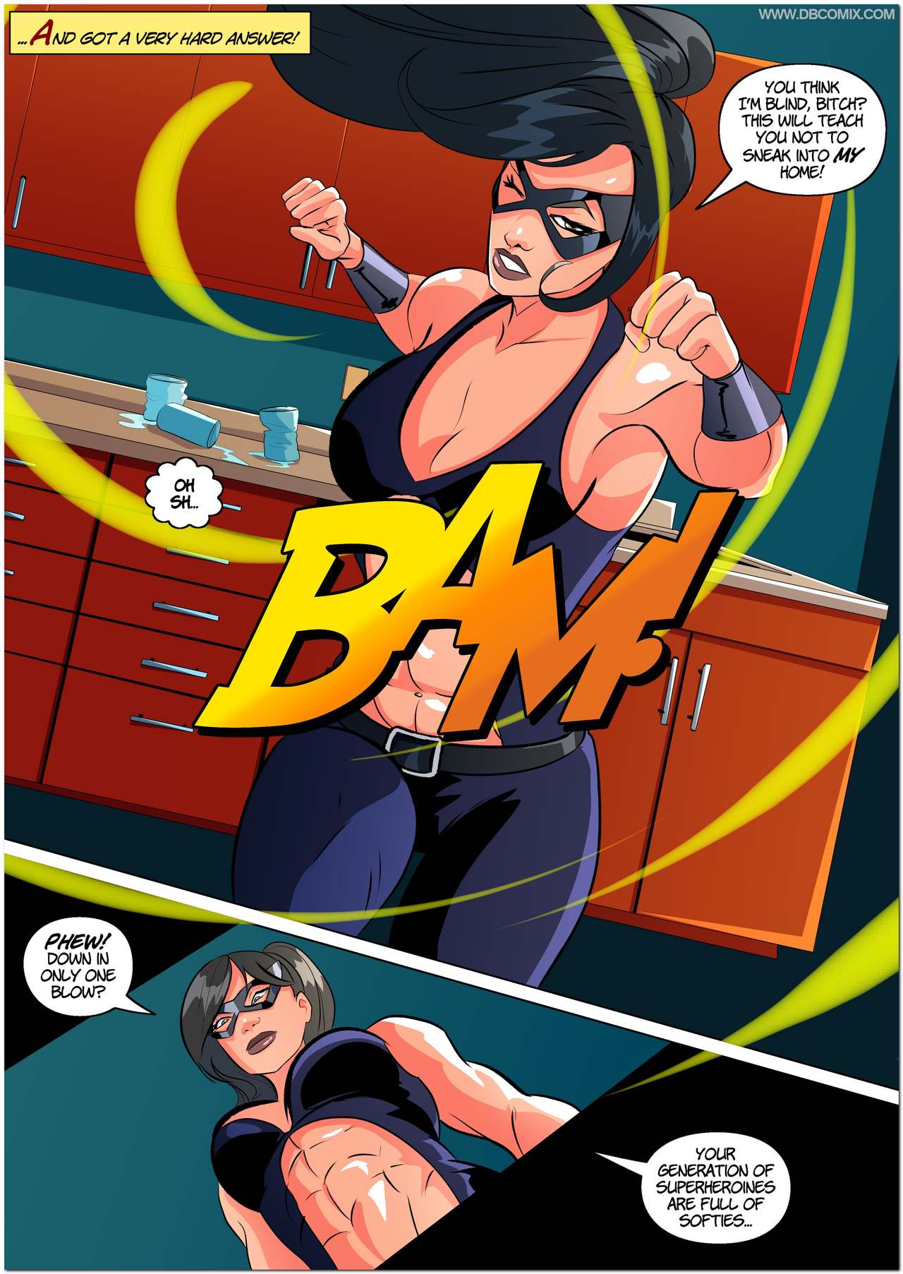 Batgirls in Trouble 2 - Unmasking of Justice page 3 full