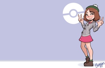 [Plebbles] Gloria Gets Big (Pokemon) cover