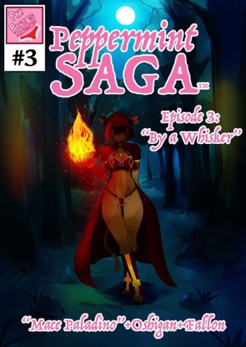 [Mace Paladino] Peppermint Saga #3 - By a Whisker [Spanish] cover