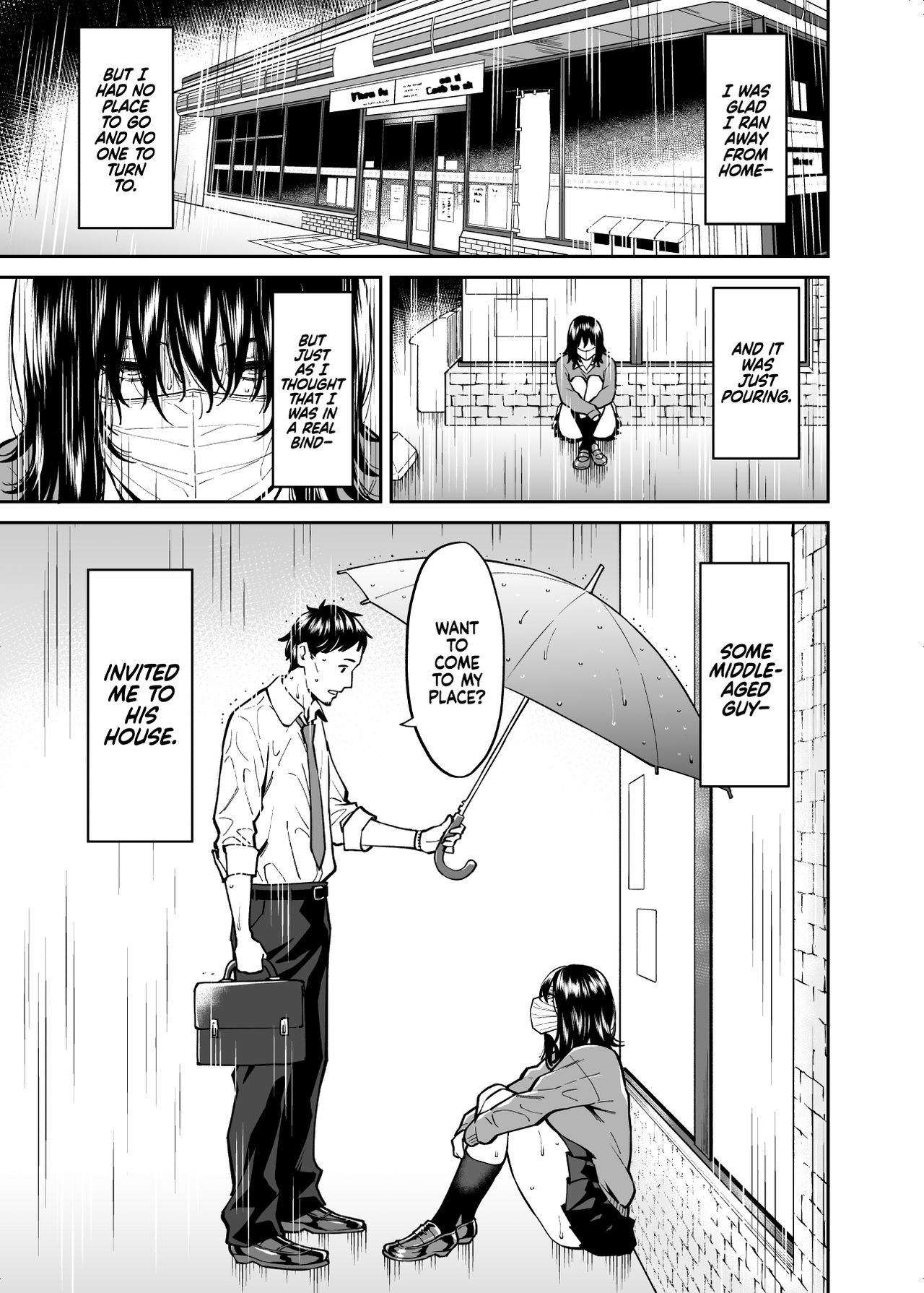 The Runaway And The Middle-Aged Man | Hirowareta Onnanoko to Oji-san no Hanashi  =TLL + mrwayne= page 2 full