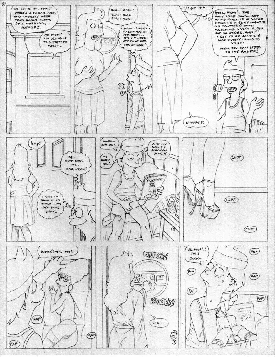 Philip Fry's Past   - english page 1 full