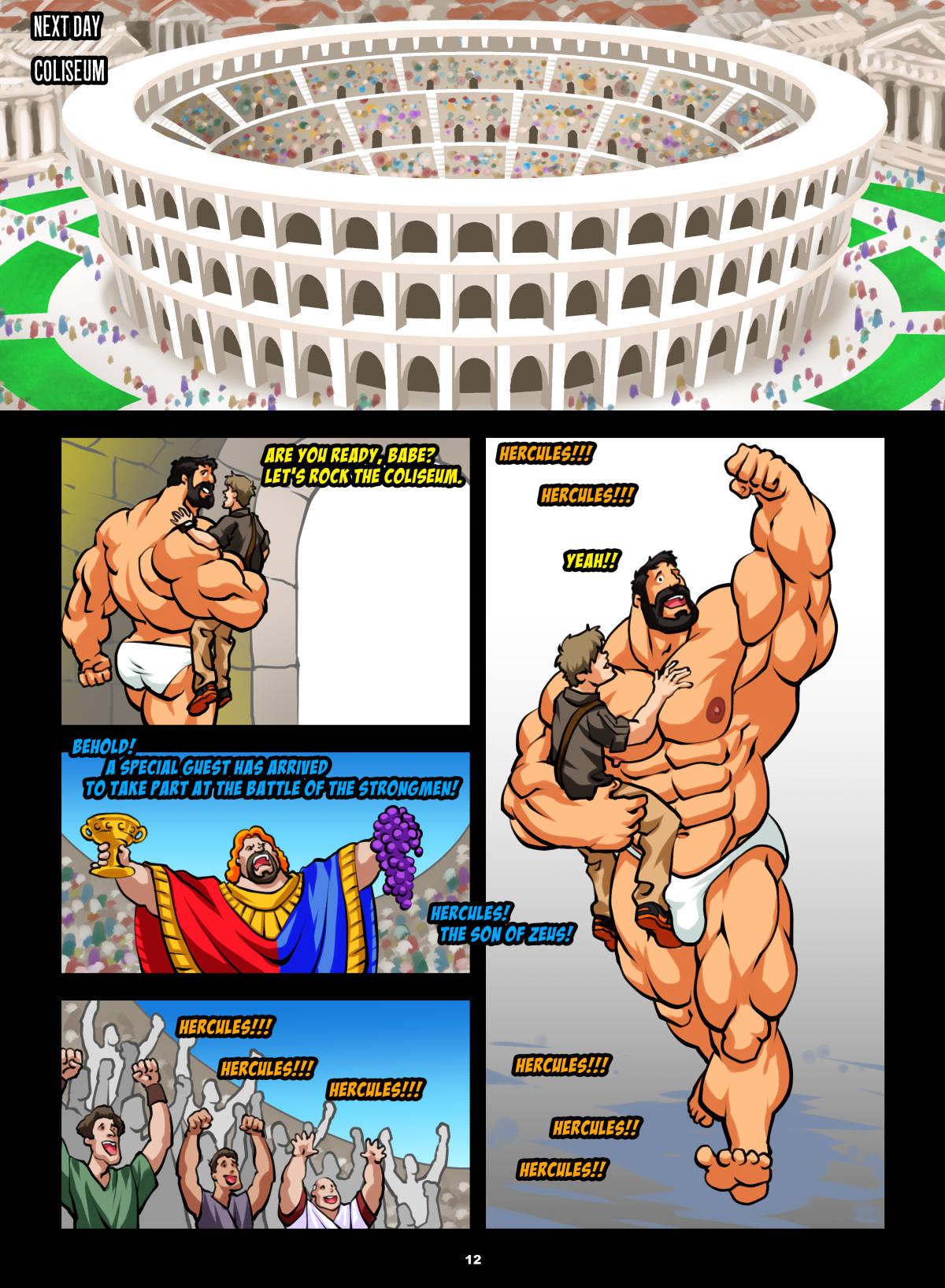 Hercules Battle of the Strong Man #5 page 12 full