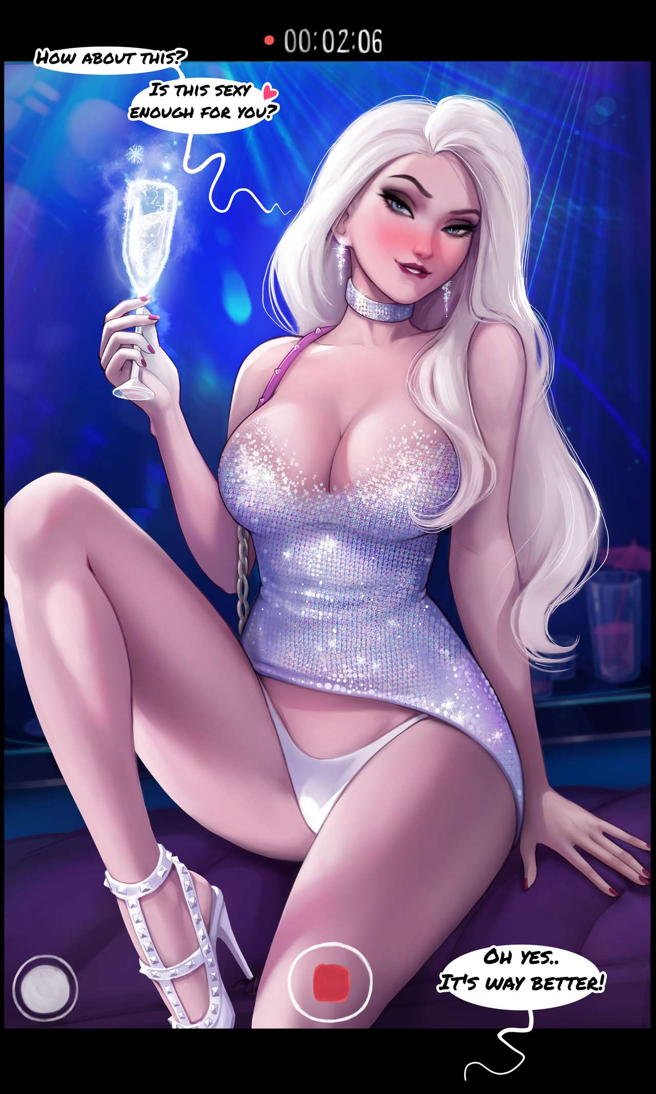 Party Elsa   - 1.1 - english - non futa + animation page 4 full