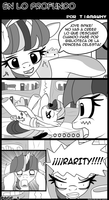 [tiarawhy] En Lo Profundo (My Little Pony: Friendship is Magic) [Spanish] [Red Fox Makkan] cover