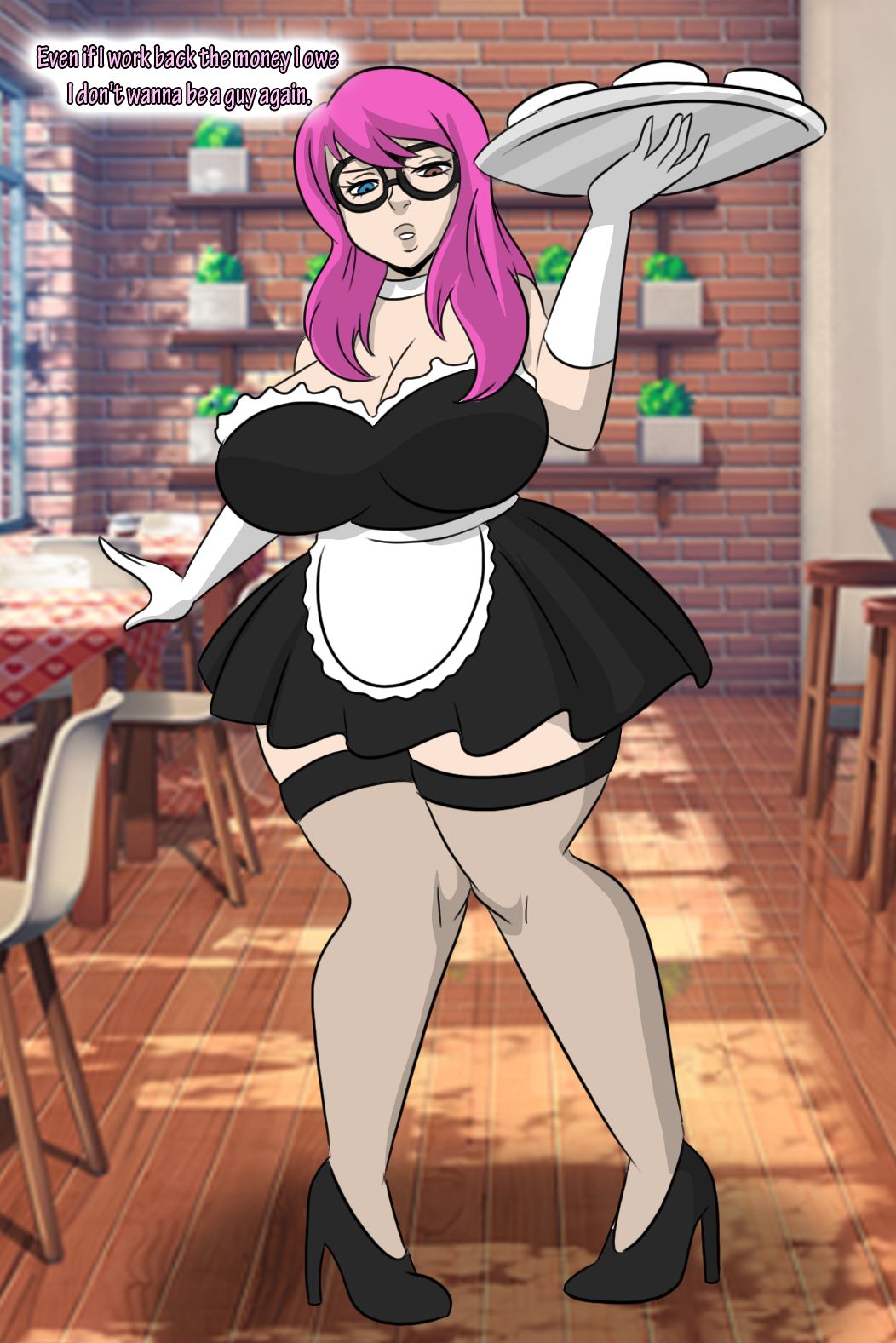 Maid for Sale TG Comic page 10 full