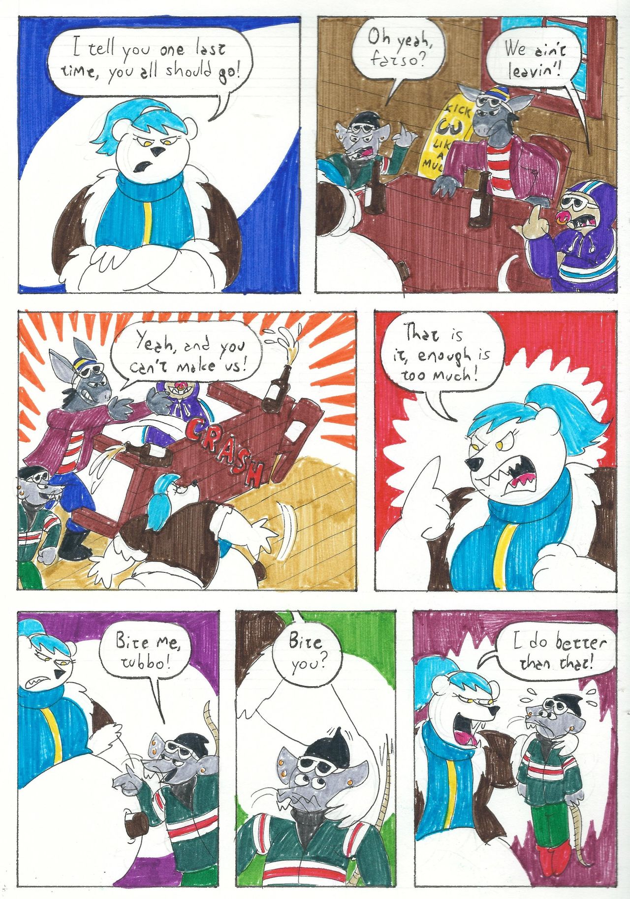 Glacia and the Boarding Bums page 3 full